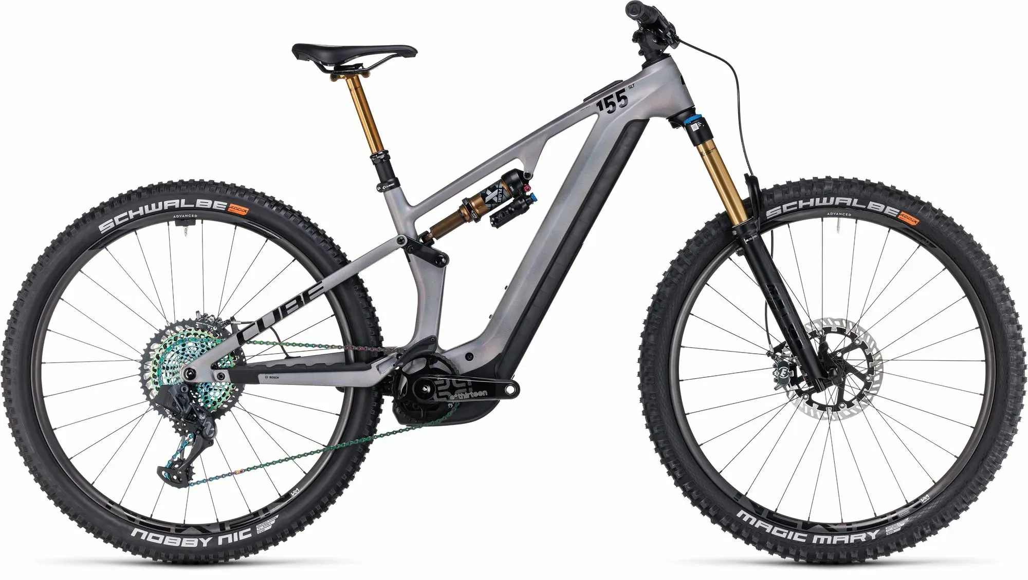 E-Allmountain MTB Cube Stereo Hybrid ONE55 C:68X SLT 750 2024 | 750 Wh | 29 Zoll | Diamant