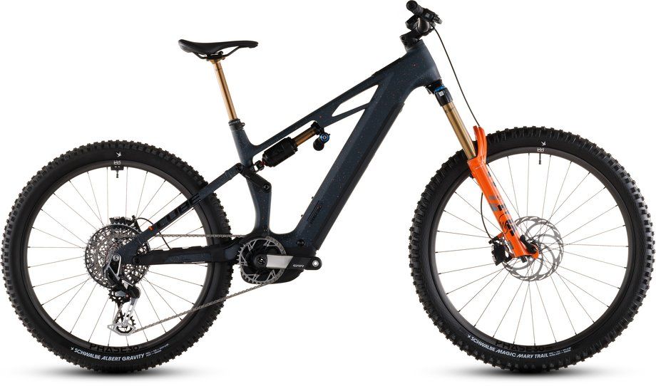 Enduro E-Bike Cube Stereo Hybrid ONE77 HPC SLT 800 2026 | 800 Wh | 29 / 27,5 Zoll | Diamant | M | galaxy´n´orange (Bild 1)