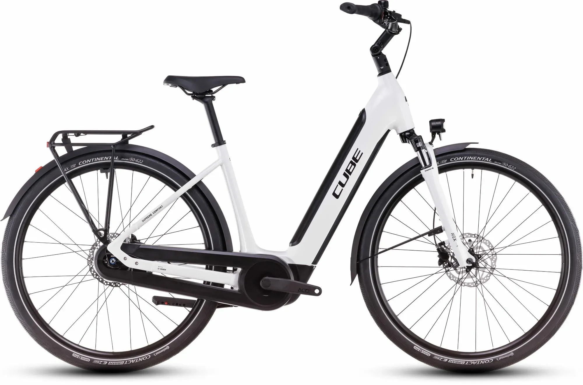 E-Stadtrad Cube Supreme Hybrid Comfort ONE 500 2025 | 500 Wh | 28 Zoll | Tiefeinsteiger