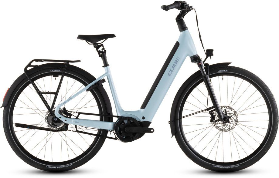 E-Stadtrad Cube Supreme RT Hybrid Deluxe EX 600 2026 | 600 Wh | 26 Zoll | Tiefeinsteiger | 42 cm | airygreen´n´prism (Bild 2)