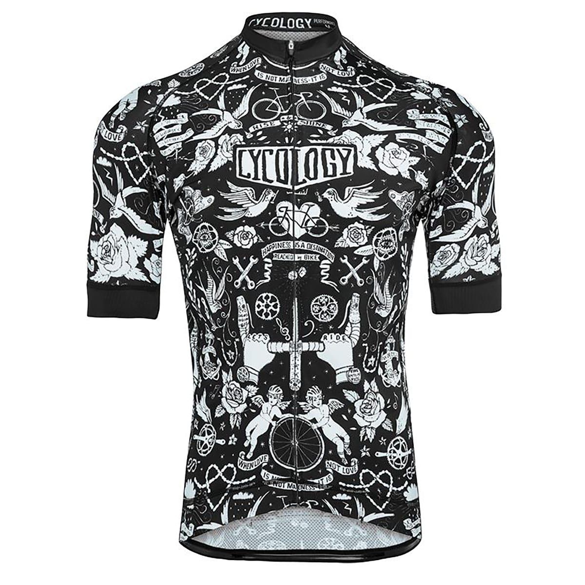 Fahrradtrikots kurzarm Cycology Gear VELO TATTOO 0