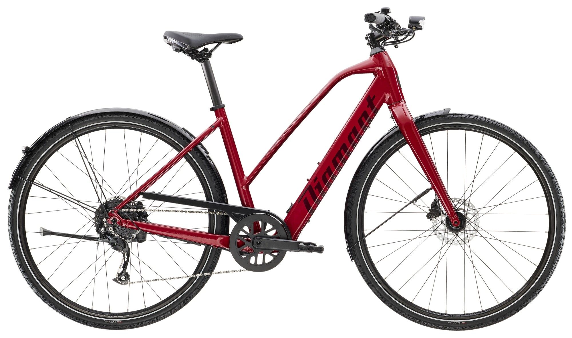E-Bike Tourenrad Diamant 365 2023 | 252 Wh | 28 Zoll | Trapez | L | AVENTURINROT METALLIC (Bild 2)