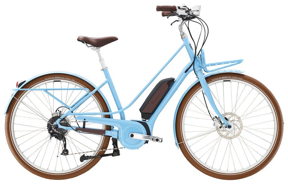 Hollandrad E Bike Diamant Juna+ 2023 | 400 Wh | 28 Zoll | Trapez