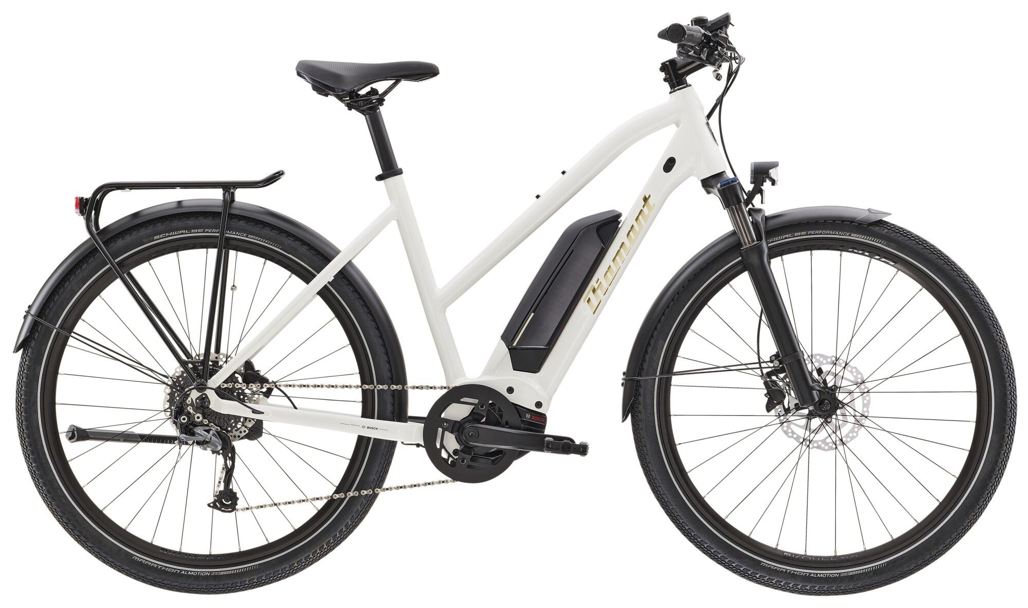E-Bike Tourenrad Diamant Zing+ Gen 1 2022 | 500 Wh | 27,5 Zoll | Trapez | S | WEISS (Bild 1)