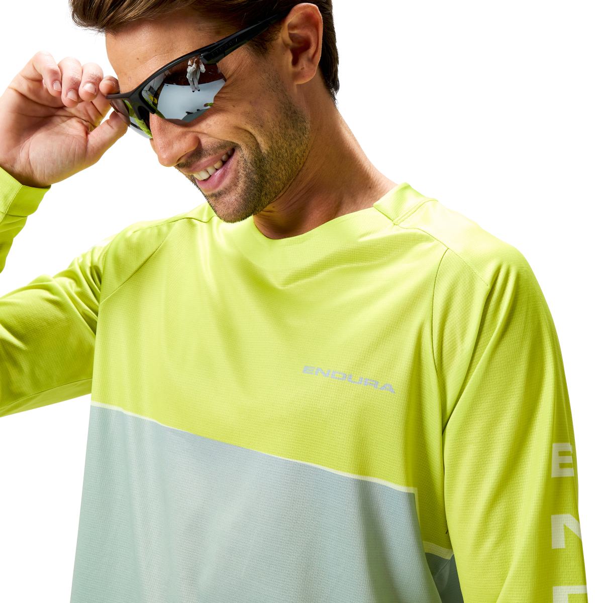 Fahrradtrikots langarm Endura CORE PRINTED L/S TEE MTB Biketrikot 2026 (Bild 10)