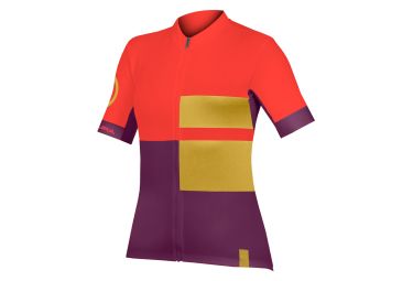 Fahrradtrikots kurzarm Endura Damen FS260 Print Trikot (kurzarm) 2023 (Bild 1)