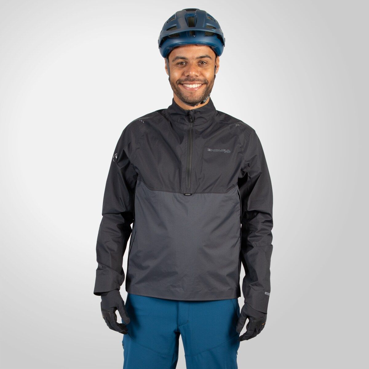 Fahrrad Regenjacken Endura MT500 LITE WASSERDICHTE PULLOVERJACKE MTB-Halfzip 2025 (Bild 3)