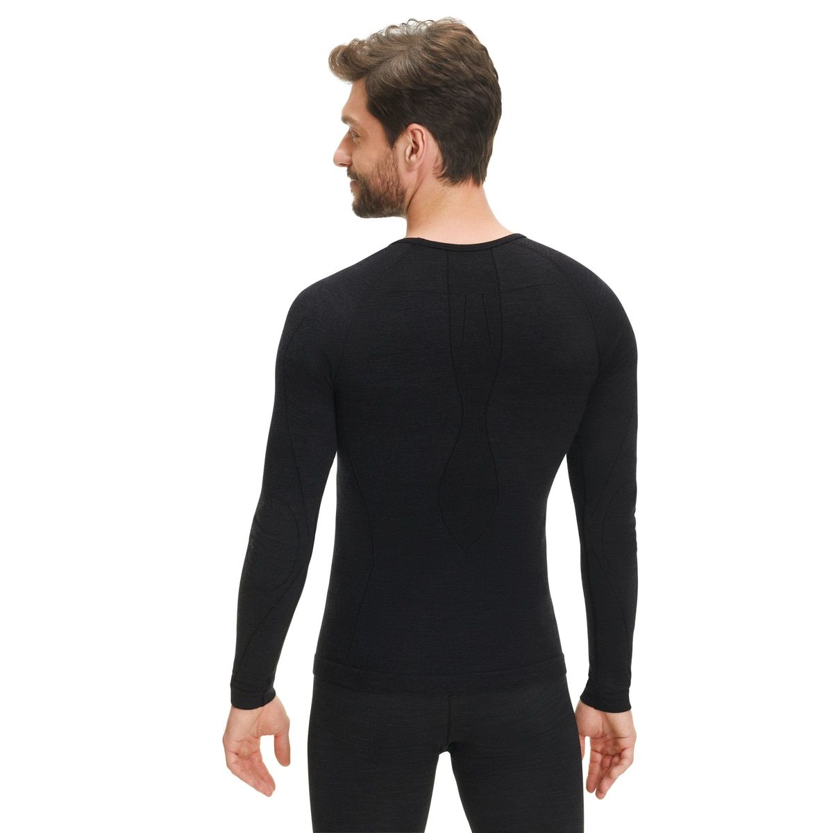 Fahrrad Unterhemd Falke WOOL TECH LONGSLEEVED SHIRT Langarmshirt 2025 (Bild 2)