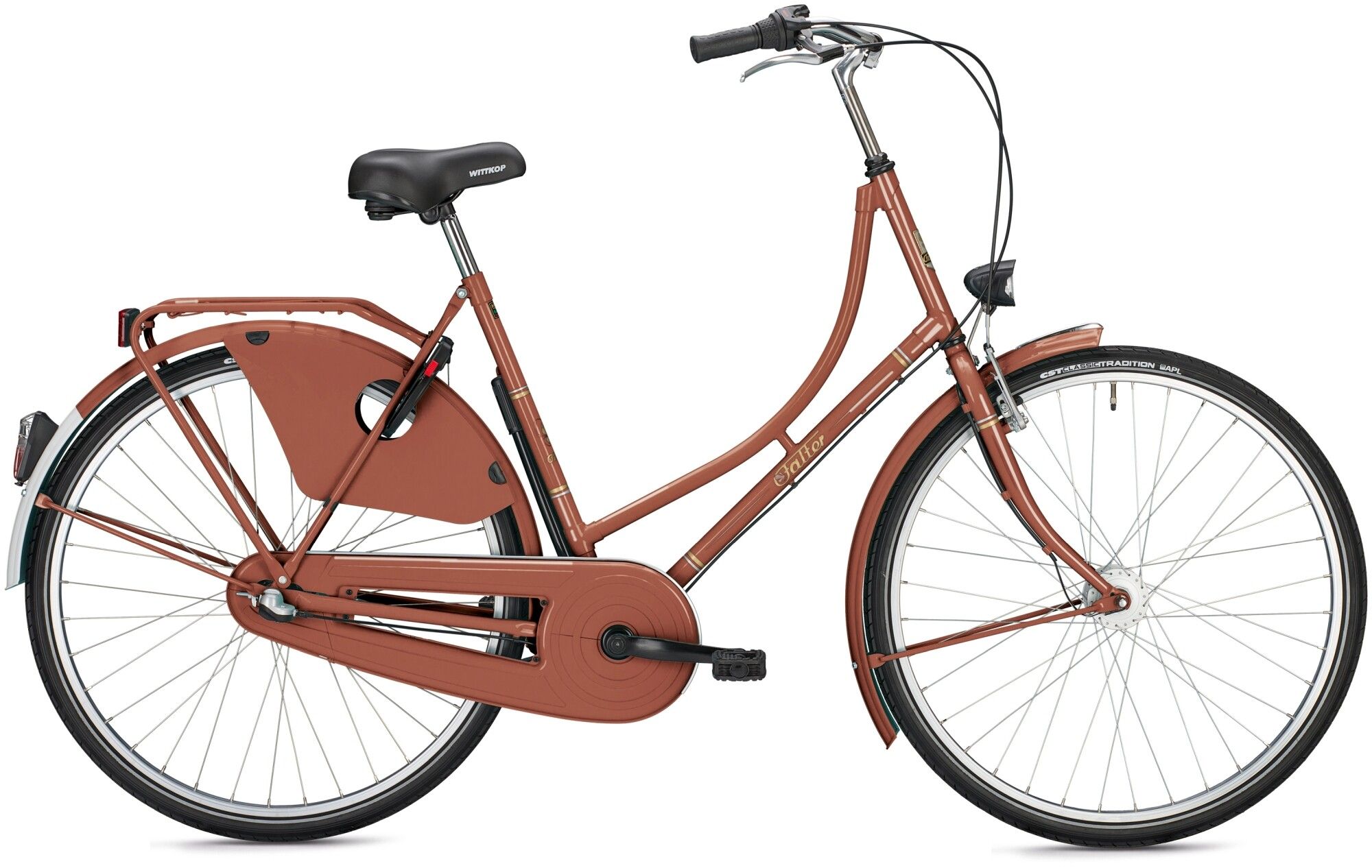 Hollandrad FALTER H 1.0 Classic 2023 | 26 Zoll | Schwanenhals | 50 cm | russet, glossy (Bild 3)
