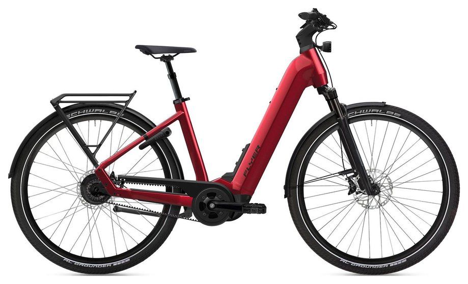 E-Stadtrad FLYER G1 Upstreet 7.23 (NL-Schloss) 2025 | 750 Wh | 28 Zoll | Tiefeinsteiger | L | Mercury Red Gloss (Bild 3)