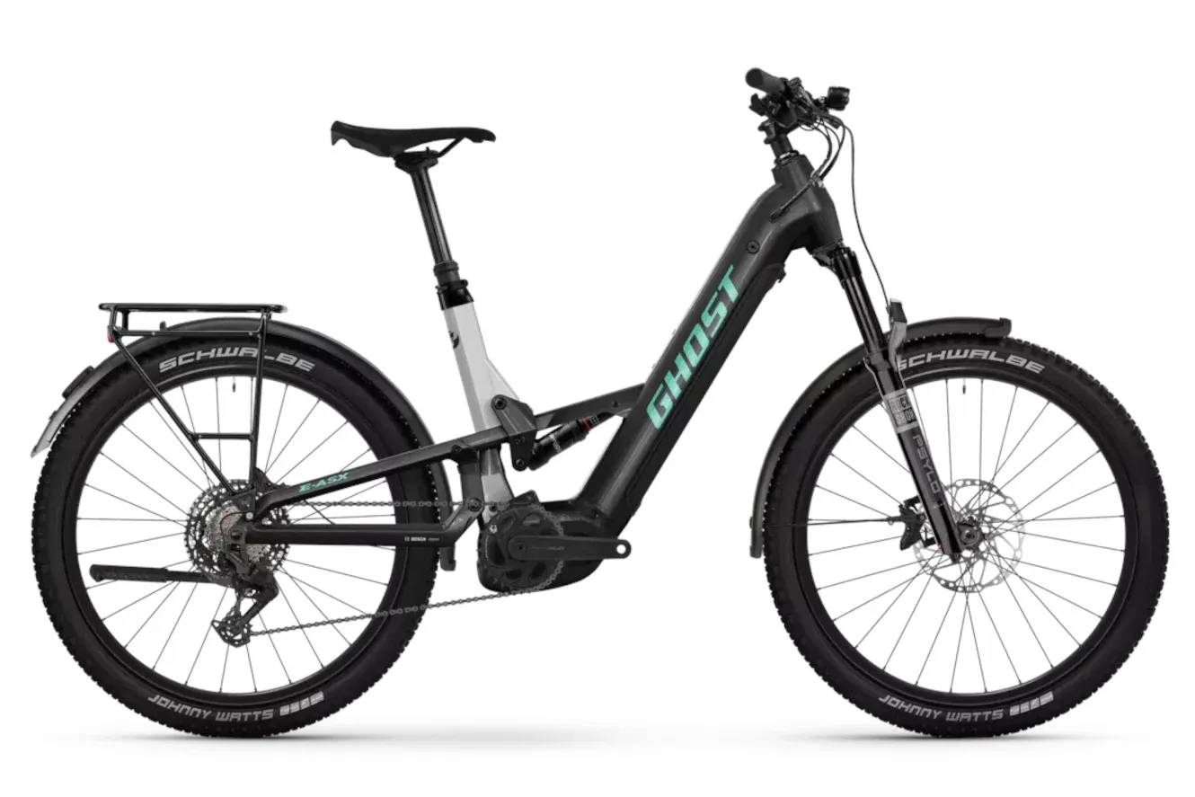 E-Bike Tourenrad Ghost E-ASX UNIVERSAL EQ 2026 | 800 Wh | 27,5 Zoll | Tiefeinsteiger | L | rebel red/pebble glänzend (Bild 1)
