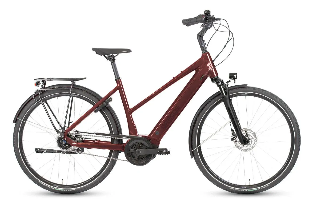 E-Bike Tourenrad Grecos Eli 2.3 2026 | 625 Wh | 28 Zoll | Trapez | 50 cm | rot (Bild 1)