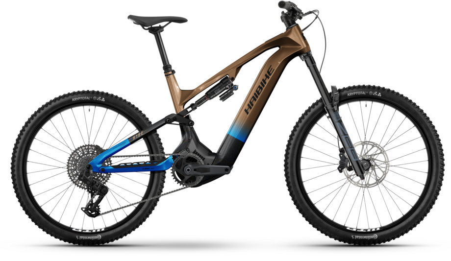 Enduro E-Bike Haibike Hybe CF 9 2025 | 800 Wh | 29 / 27,5 Zoll | Diamant | L | bronze/azure gloss (Bild 3)