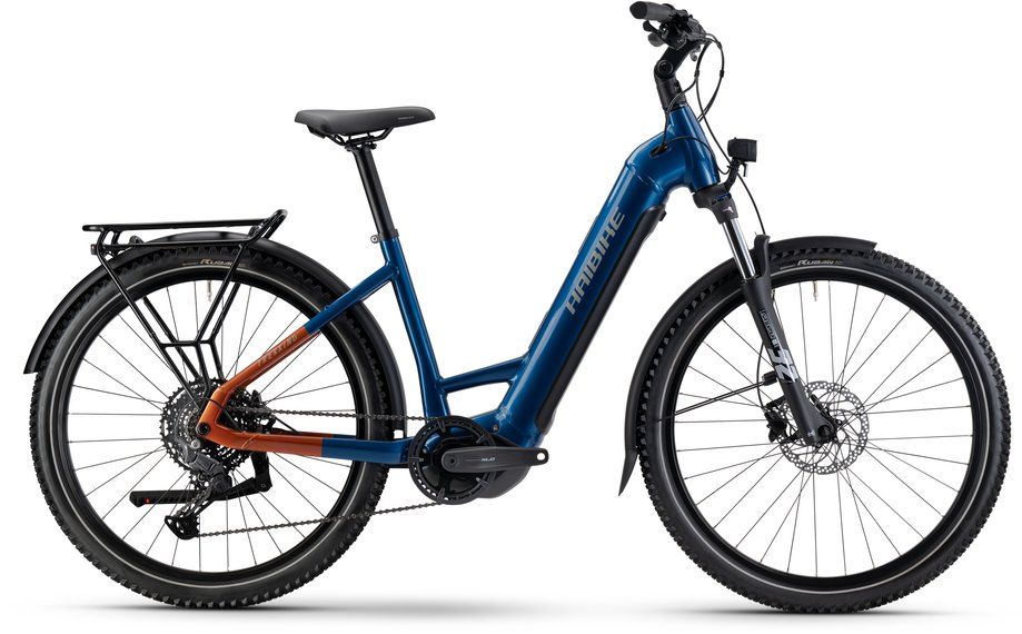 E-Bike Tourenrad Haibike Trekking 4 2025 | 720 Wh | 27,5 Zoll | Tiefeinsteiger