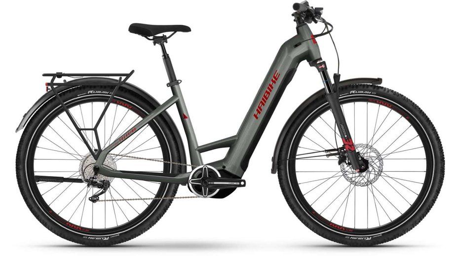 E-Bike Tourenrad Haibike Trekking 5 2024 | 720 Wh | 27,5 Zoll | Tiefeinsteiger