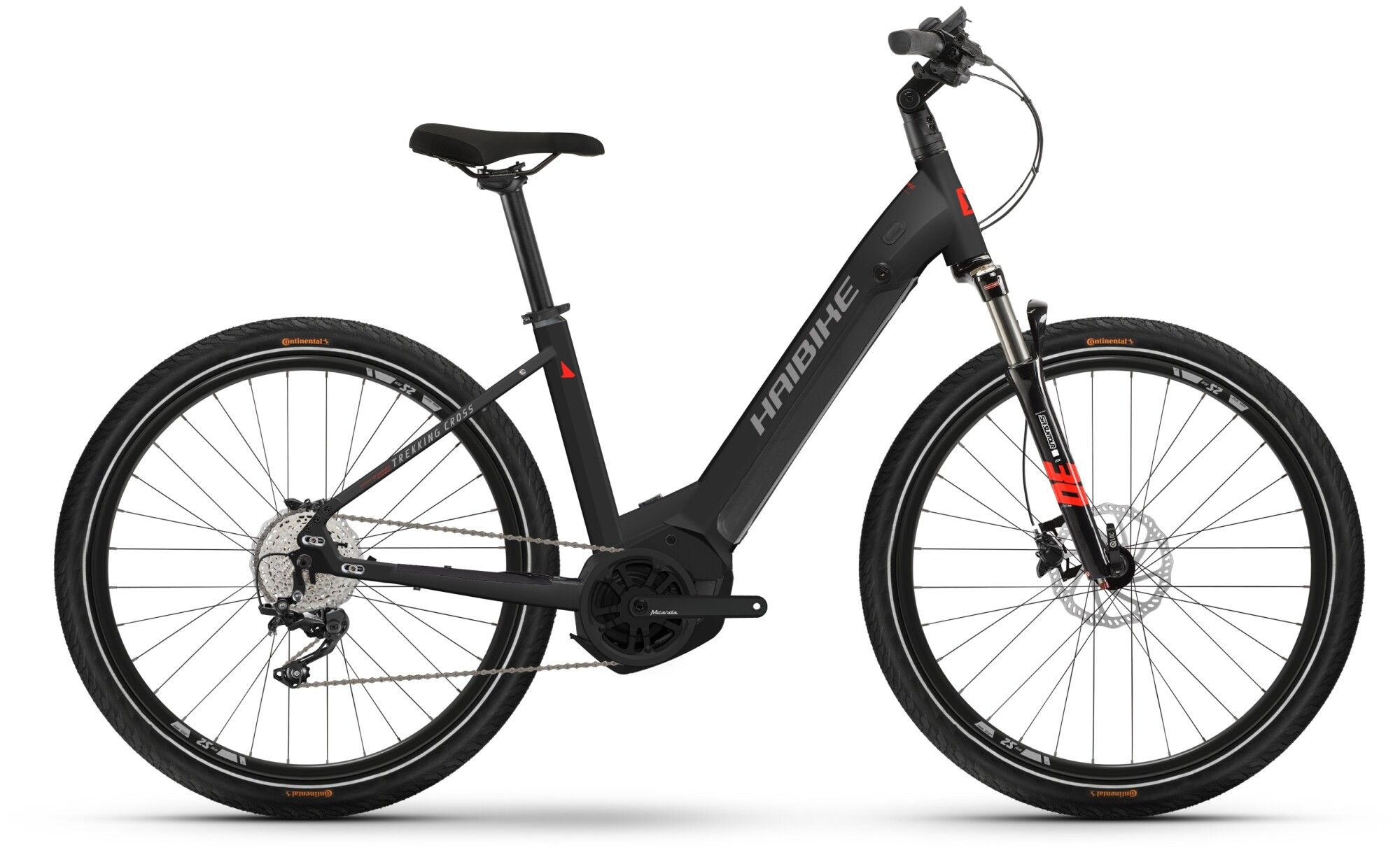 E Crossbike Haibike Trekking 6 Cross 2023 | 630 Wh | 27,5 Zoll | Tiefeinsteiger (Bild 2)