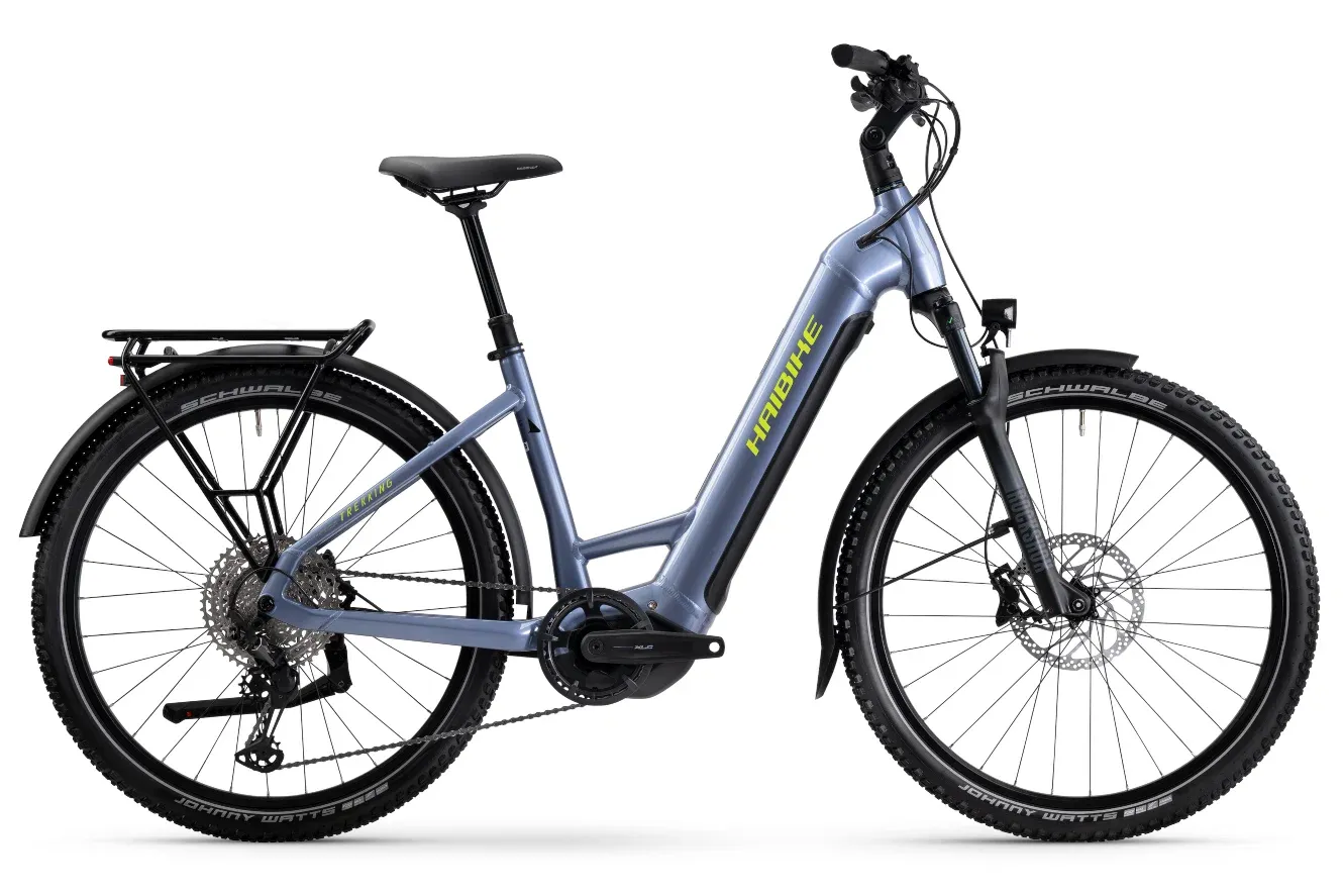 E-Bike Tourenrad Haibike TREKKING 7.5 2025 | 720 Wh | 27,5 Zoll | Tiefeinsteiger