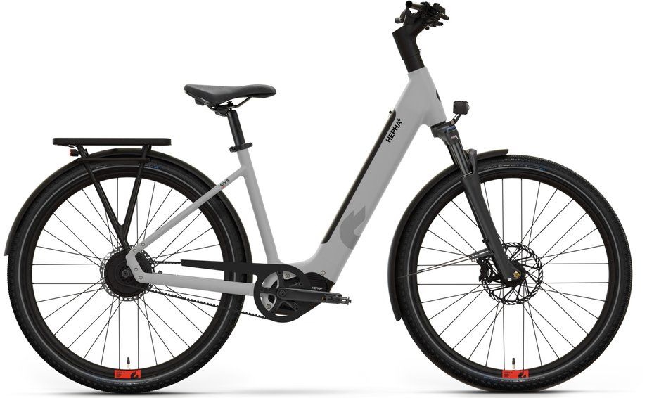 E-Stadtrad Hepha City 8 Performance 2026 | 600 Wh | 28 Zoll | Tiefeinsteiger | L / 50cm | Grey / matt (Bild 2)
