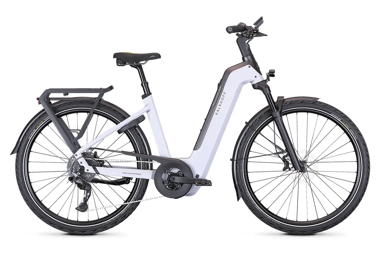 E-Bike Tourenrad Kalkhoff ENDEAVOUR 5+ ADVANCE 2026 | 800 Wh | 29 Zoll | Tiefeinsteiger | 48 cm / M | offwhite / diamondblack matt (Bild 2)