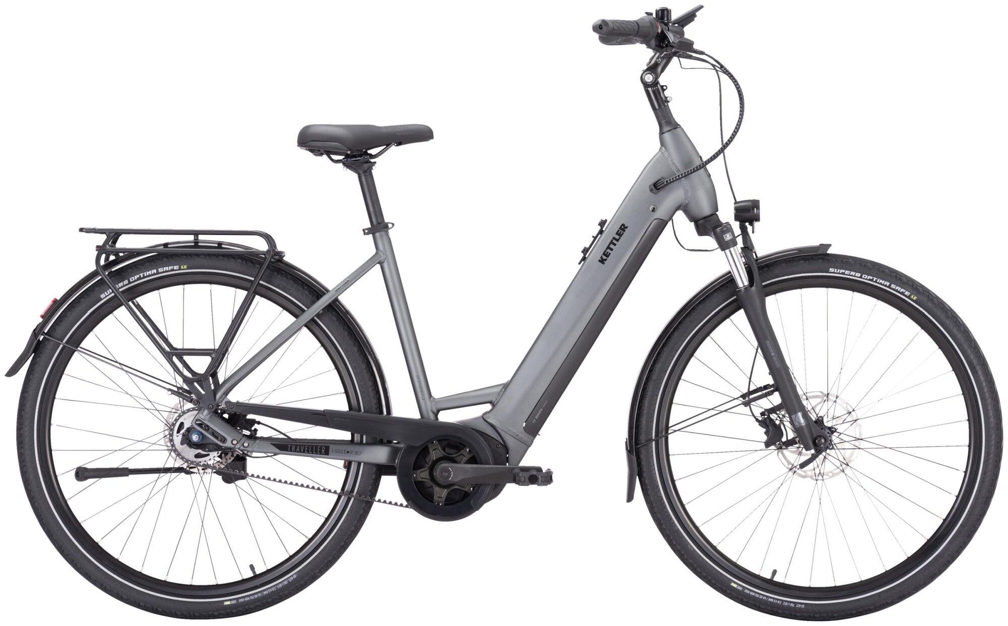 E-Stadtrad Kettler E-TRAVELLER GOLD 5 PLUS BELT R 2023 | 625 Wh | 28 Zoll | Tiefeinsteiger