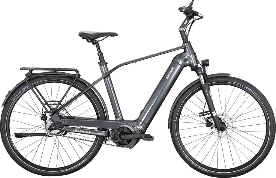 E-Bike Tourenrad Kettler Quadriga P5 Belt FL 2025 | 625 Wh | 28 Zoll | Diamant