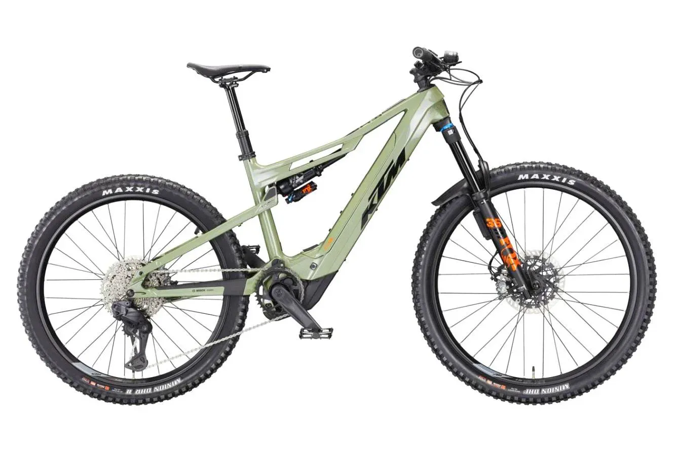 Enduro E-Bike KTM MACINA KAPOHO MASTER ABS L Di2 2026 | 800 Wh | 29 / 27,5 Zoll | Diamant | 43 cm / M | sage green (Bild 1)