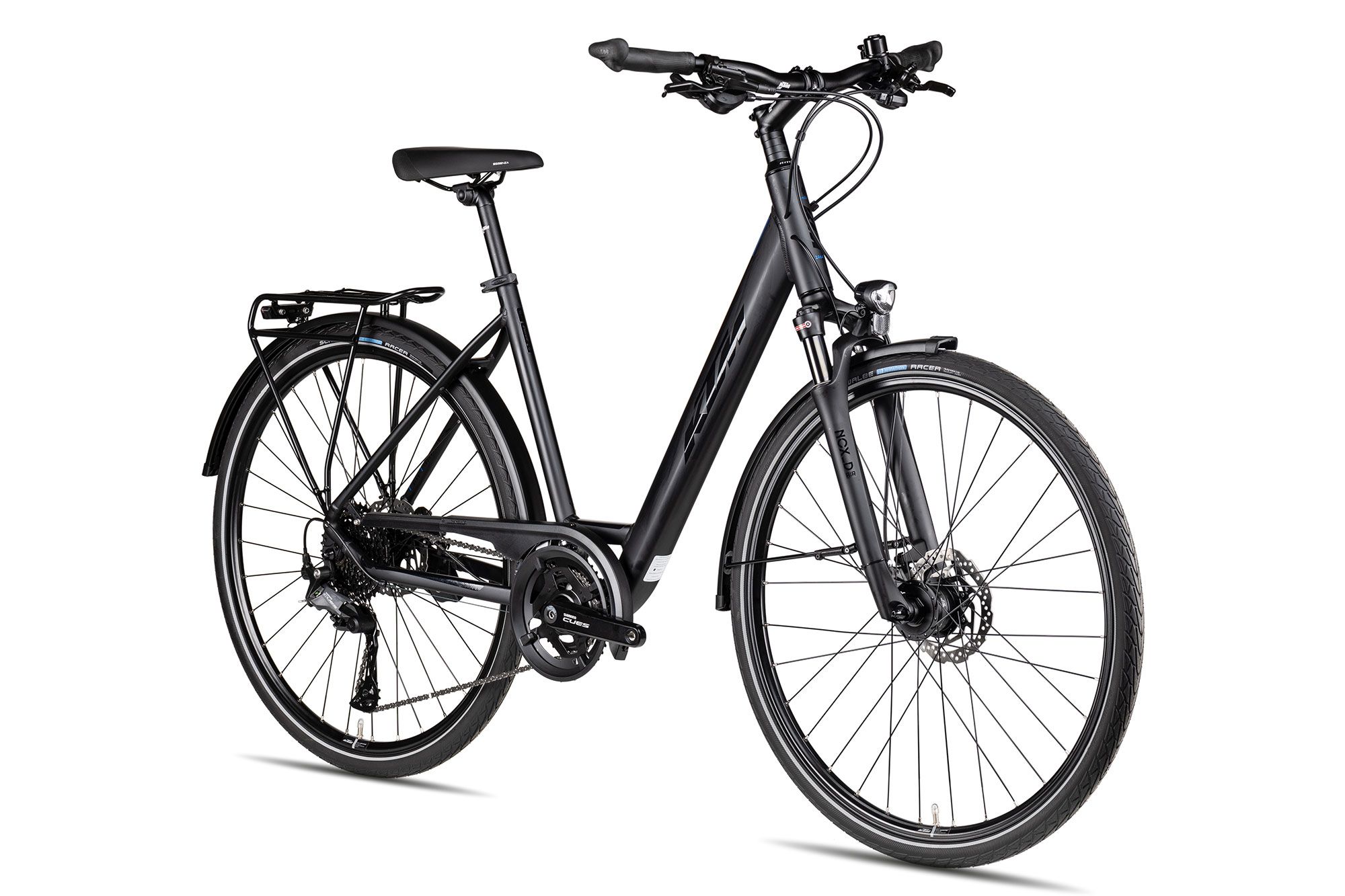 Tourenrad KTM Valencia Street 2025 | 28 Zoll | Tiefeinsteiger | 43 cm | metallic black matt/black blue (Bild 2)