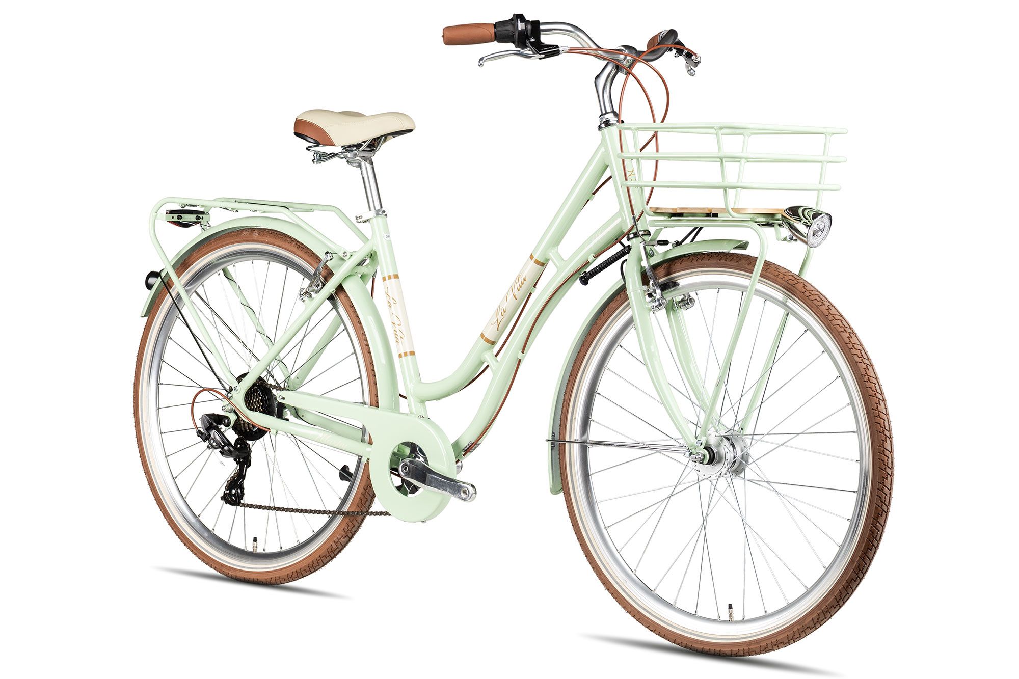 Hollandrad Maxim La Vita 2026 | 28 Zoll | Tiefeinsteiger | 55 cm | mint (Bild 4)
