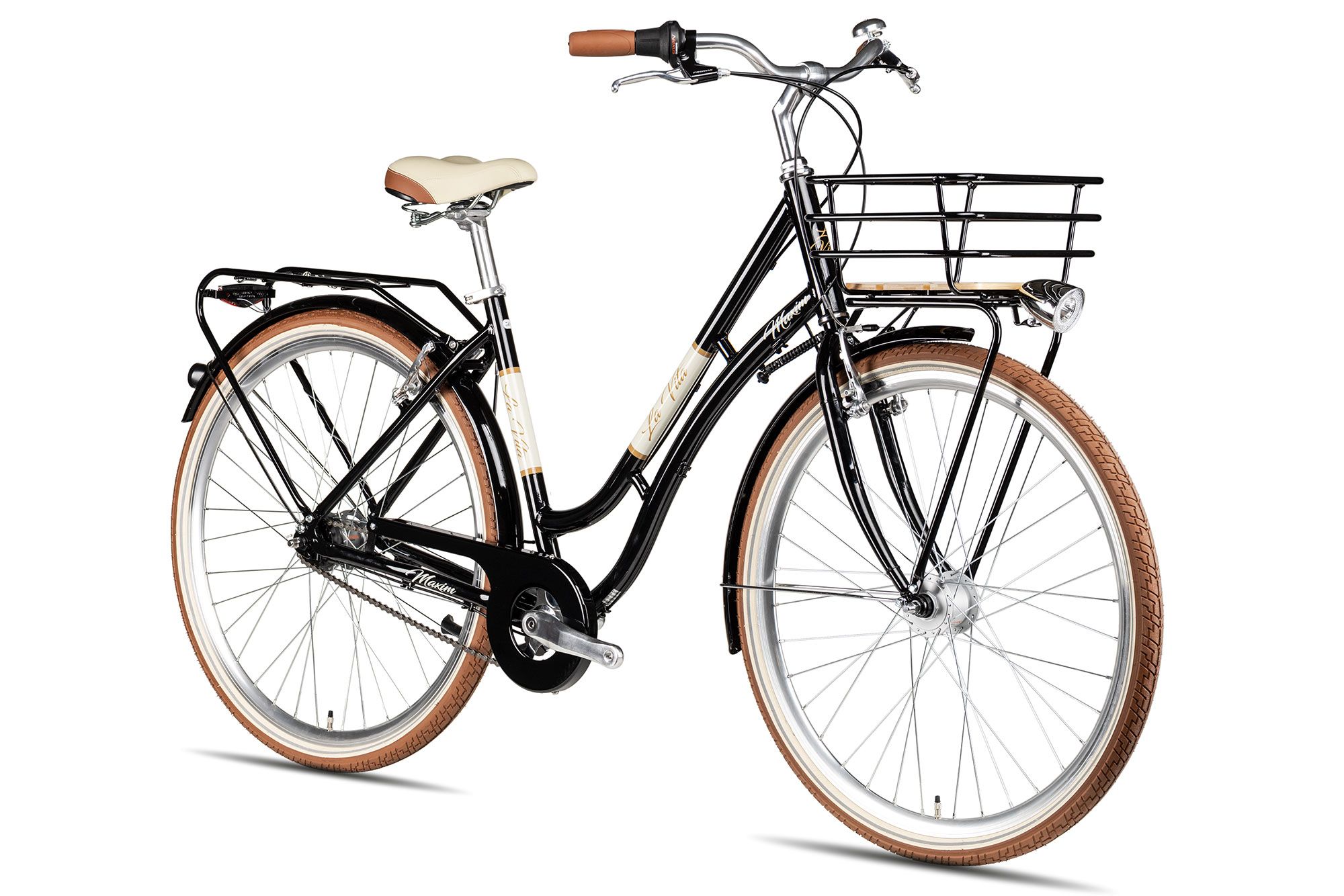 Hollandrad Maxim La Vita Nexus 2026 | 28 Zoll | Tiefeinsteiger | 55 cm | schwarz (Bild 2)