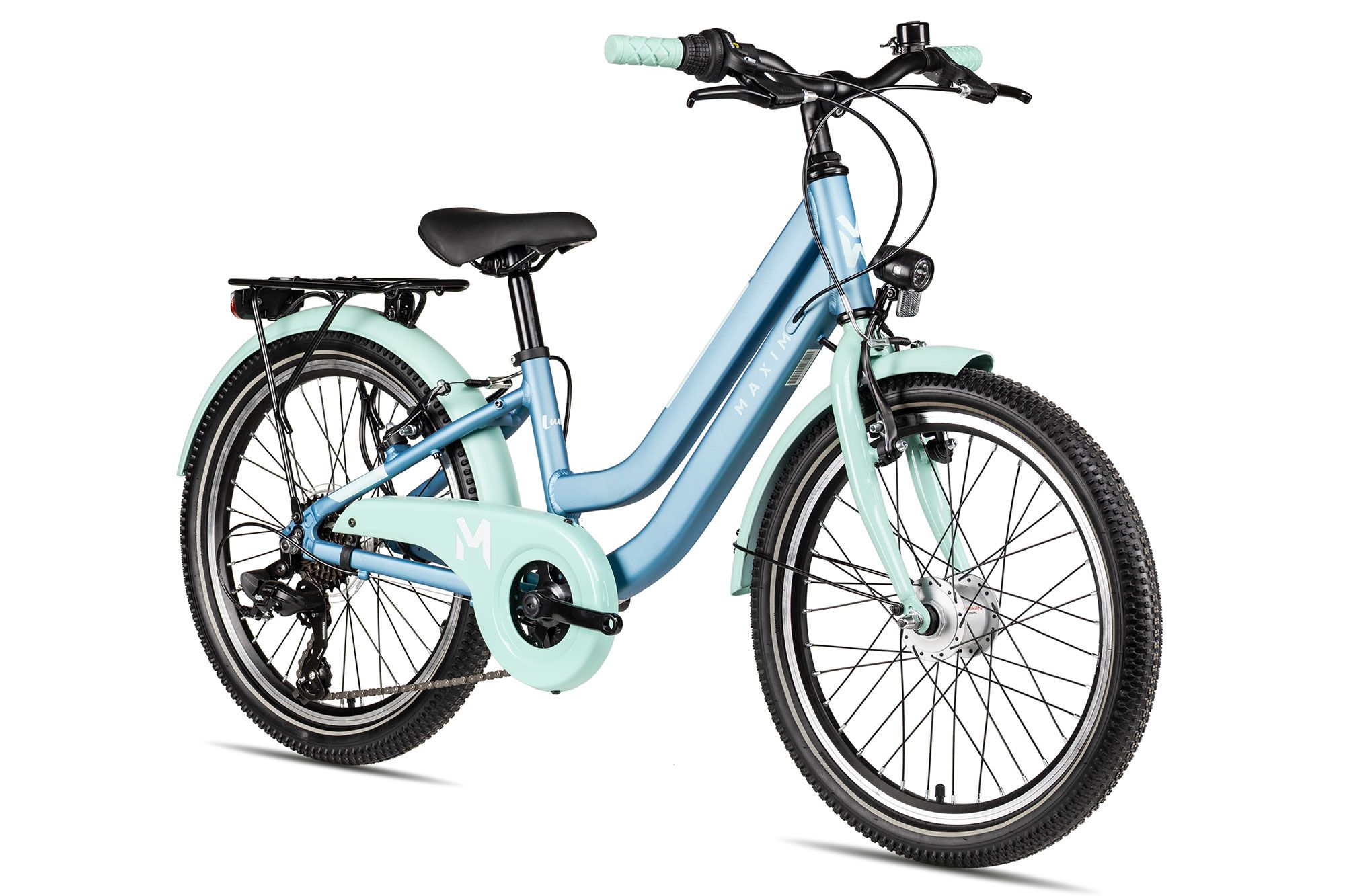 Kinderfahrrad 20 Zoll Maxim Luna 20-7 2025 | 20 Zoll | Tiefeinsteiger | 28 cm | blue/mint (Bild 4)