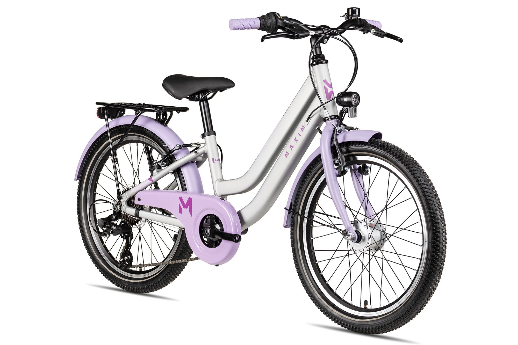 Kinderfahrrad 20 Zoll Maxim Luna 20-7 2025 | 20 Zoll | Tiefeinsteiger | 28 cm | lead crystal/lavender (Bild 2)