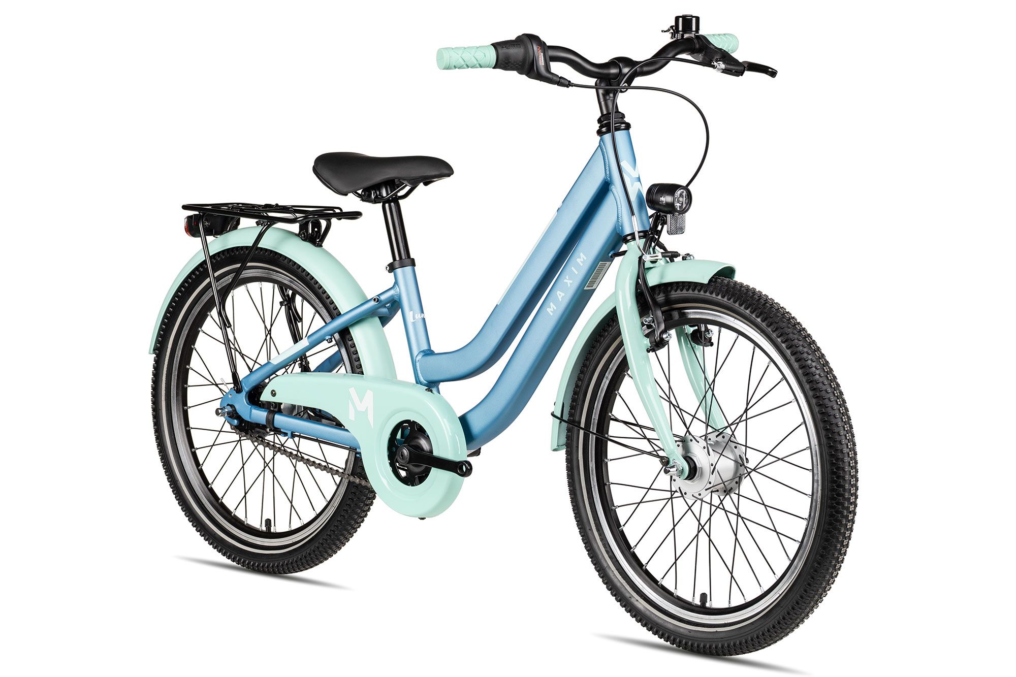 Kinderfahrrad 20 Zoll Maxim Luna 20-7 Nexus 2025 | 20 Zoll | Tiefeinsteiger | 28 cm | blue/mint (Bild 4)