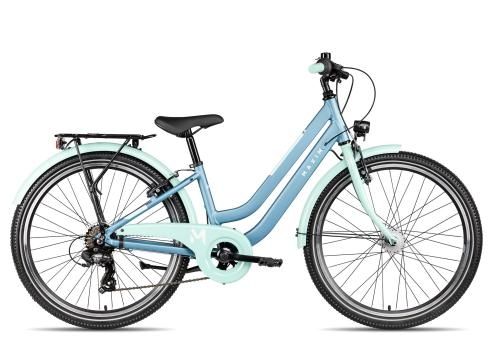 Kinderfahrrad 24 Zoll Maxim Luna 24-7 2025 | 24 Zoll | Tiefeinsteiger | 32 cm | blue/mint (Bild 3)