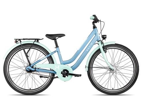 Kinderfahrrad 24 Zoll Maxim Luna 24-7 Nexus 2025 | 24 Zoll | Tiefeinsteiger | 32 cm | blue/mint (Bild 1)