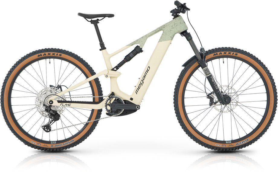 E-Allmountain MTB Megamo Bicycles Flame CRB 10 2026 | 800 Wh | 29 Zoll | Diamant