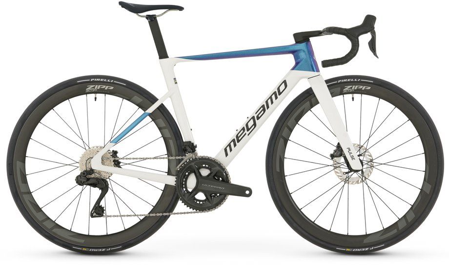Aero Rennrad Megamo Bicycles Pulse 05 CW 2026 | 28 Zoll | Diamant | S | white blue (Bild 2)