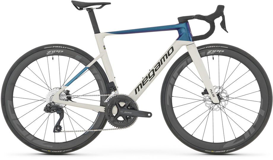 Aero Rennrad Megamo Bicycles Pulse 15 CW 2026 | 28 Zoll | Diamant | XL | white blue (Bild 2)