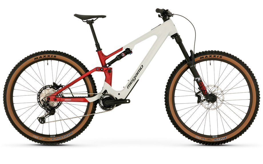 Enduro E-Bike Megamo Bicycles Reason AL 07 2026 | 800 Wh | 29 Zoll | Diamant | M | white-red (Bild 2)