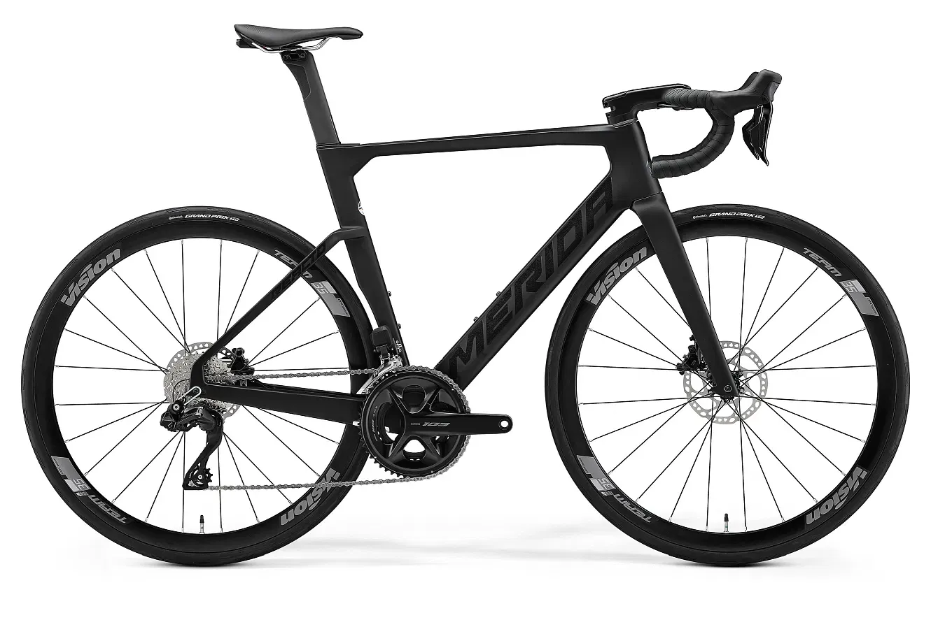 Aero Rennrad Merida REACTO 5000 2026 | 28 Zoll | Diamant | 54 cm / M | silk black (Bild 2)