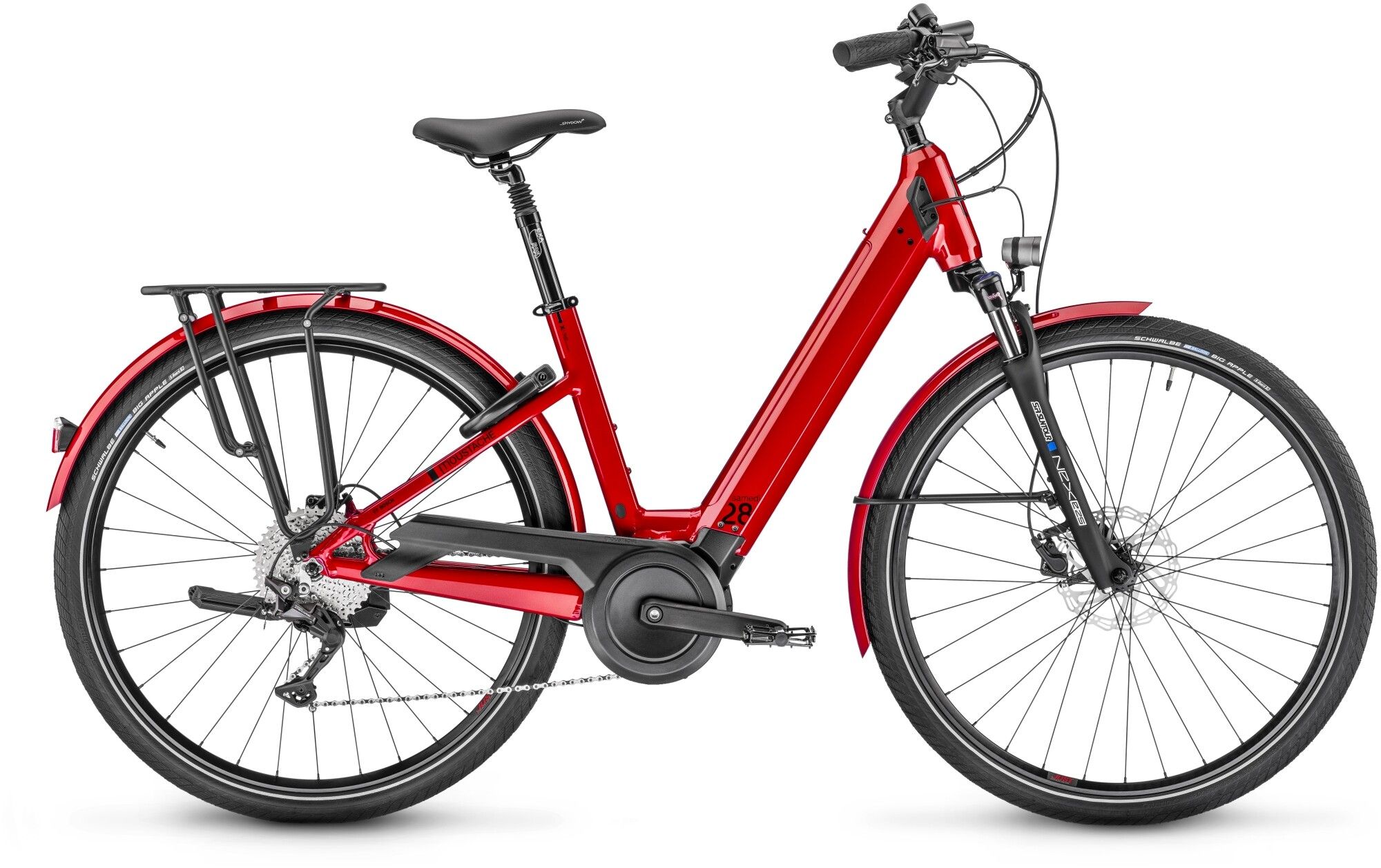 E-Bike Tourenrad Moustache Bikes SAMEDI 28.5 OPEN 2023 | 500 Wh | 28 Zoll | Tiefeinsteiger