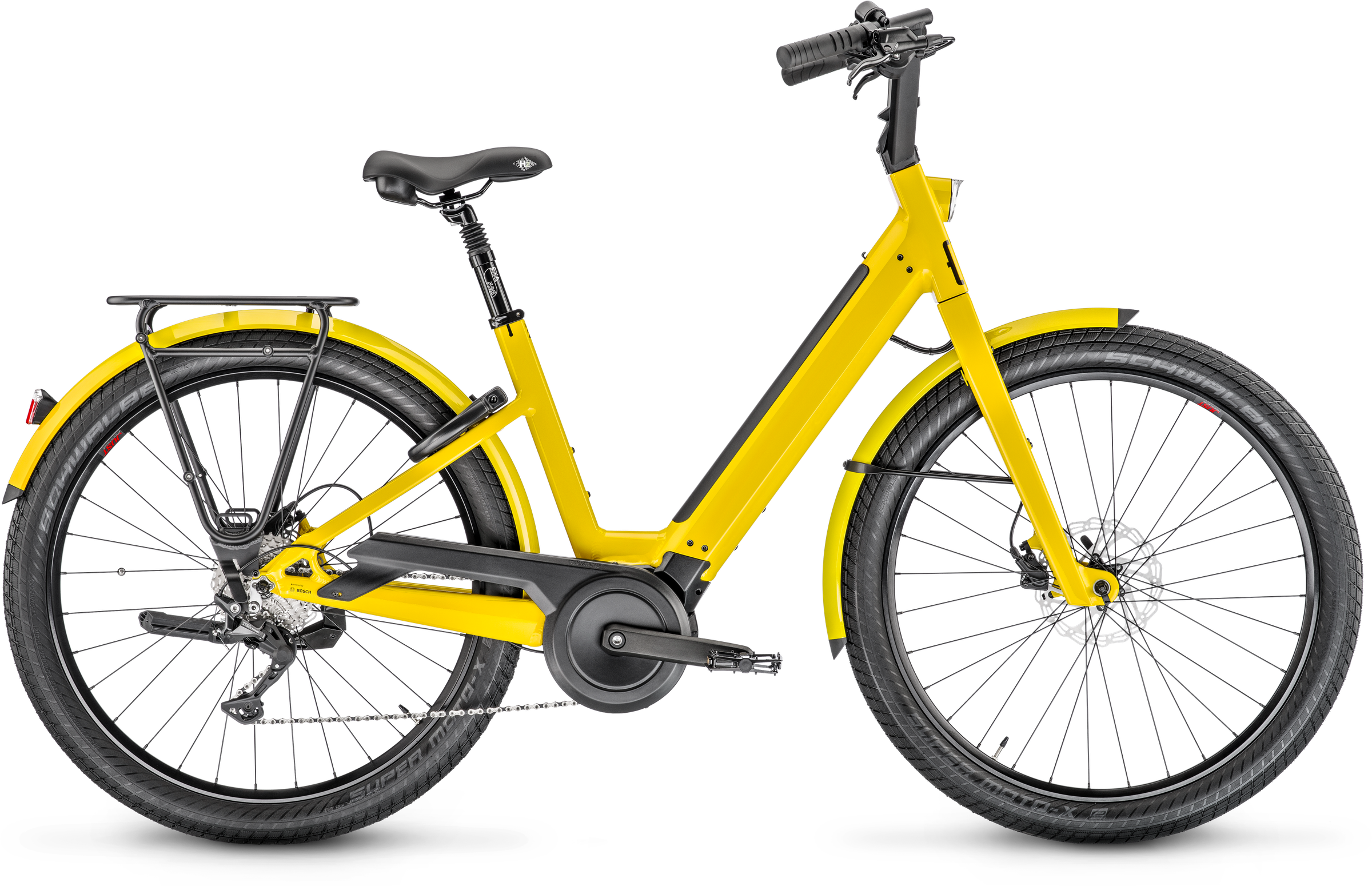 E-Stadtrad Moustache Bikes Lundi 27.3 2025 | 500  Wh | 27,5 Zoll | Tiefeinsteiger | 46  cm / TU | curry glossy (Bild 2)