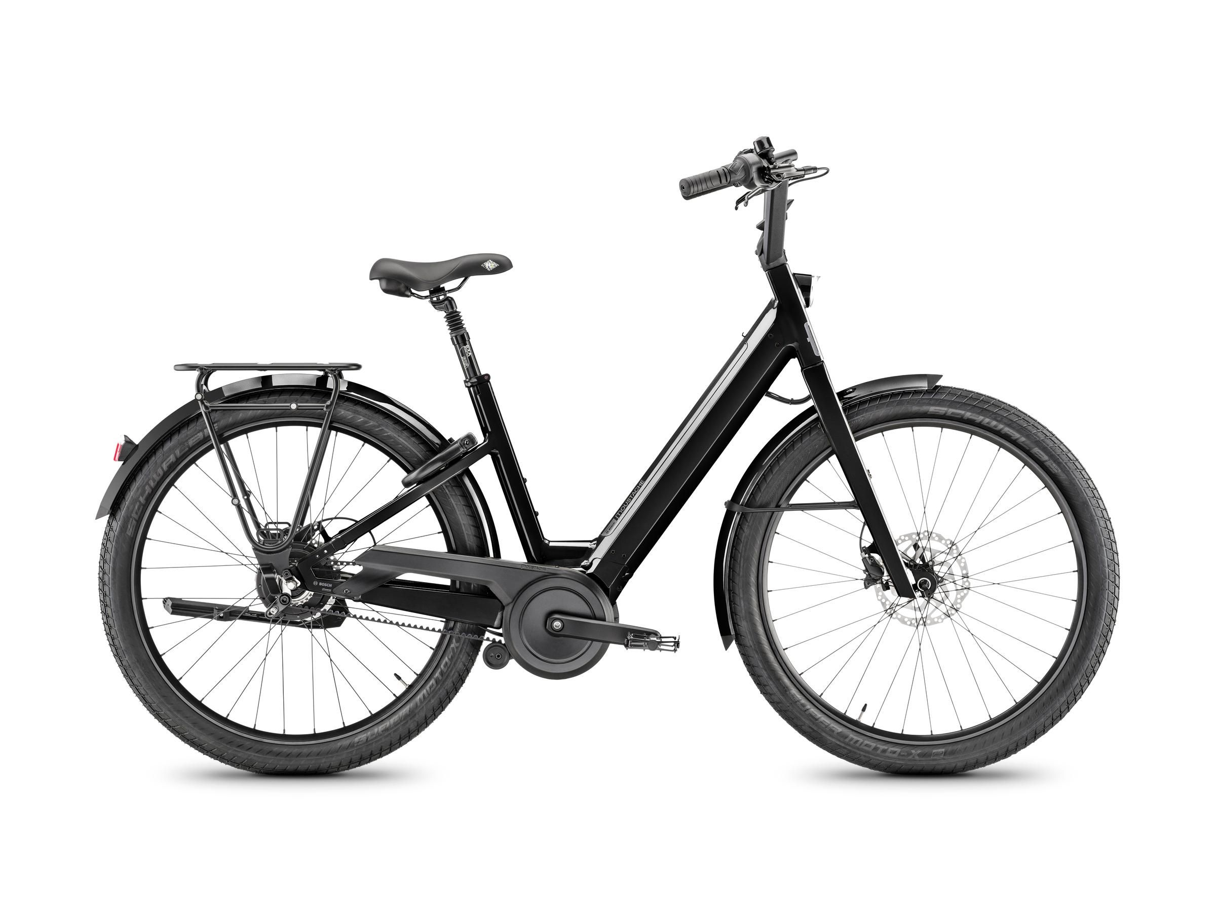 Urban E-Bike Moustache Bikes Lundi 27.6 2025 | 500 Wh | 27,5 Zoll | Tiefeinsteiger | 46  cm / TU | black glossy (Bild 5)