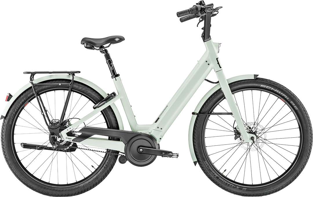 Urban E-Bike Moustache Bikes Lundi 27.6 2025 | 625 Wh | 27,5 Zoll | Tiefeinsteiger | 46  cm / TU | pastel mint matt (Bild 2)