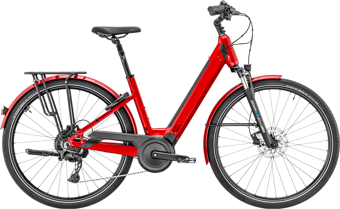 E-Bike Tourenrad Moustache Bikes Samedi 2025 | 500 Wh | 28 Zoll | Diamant | 51  cm / L | metallic red glossy (Bild 2)