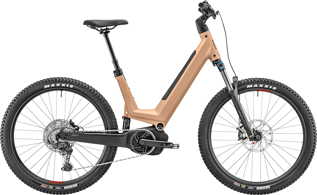 E-Allmountain MTB Moustache Bikes Samedi 27 Off 6 FS 2026 | 600 Wh | 27,5 Zoll | Tiefeinsteiger | 46  cm / L | earth metal (Bild 2)
