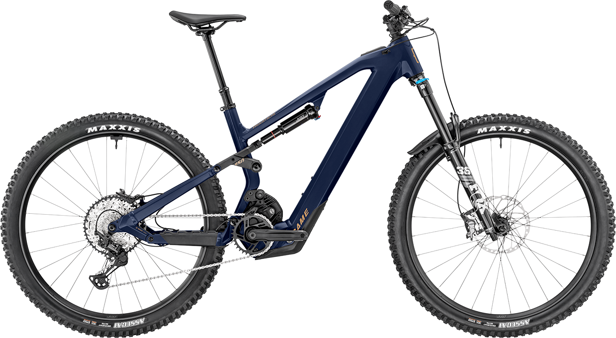 Enduro E-Bike Moustache Bikes Samedi 29 Game 150.6 2025 | 600 Wh | 29 Zoll | Diamant | 43,5  cm / L | night rider glossy (Bild 2)