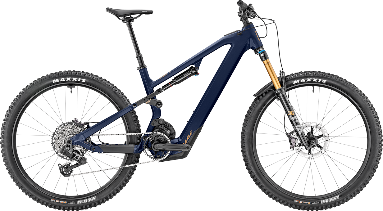Enduro E-Bike Moustache Bikes Samedi 29 Game 150.8 2025 | 600  Wh | 29 Zoll | Diamant | 43,5  cm / L | night rider glossy (Bild 2)