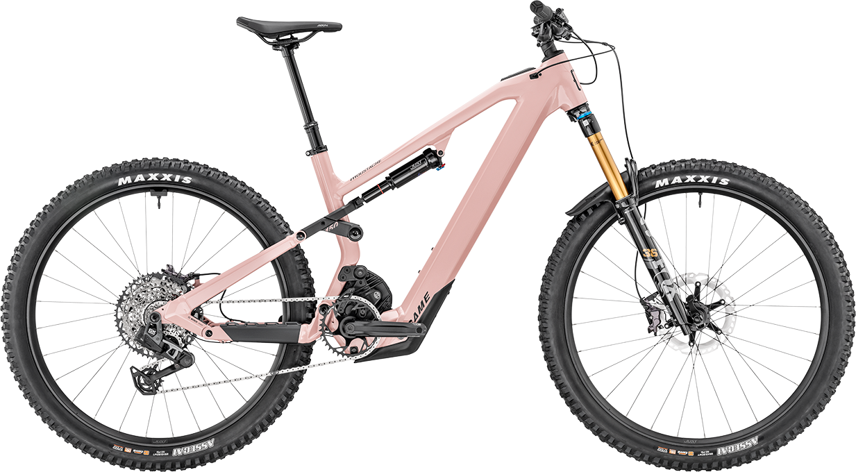 Enduro E-Bike Moustache Bikes Samedi 29 Game 150.8 2025 | 600  Wh | 29 Zoll | Diamant | 43,5  cm / L | dusty Mauve glossy (Bild 10)