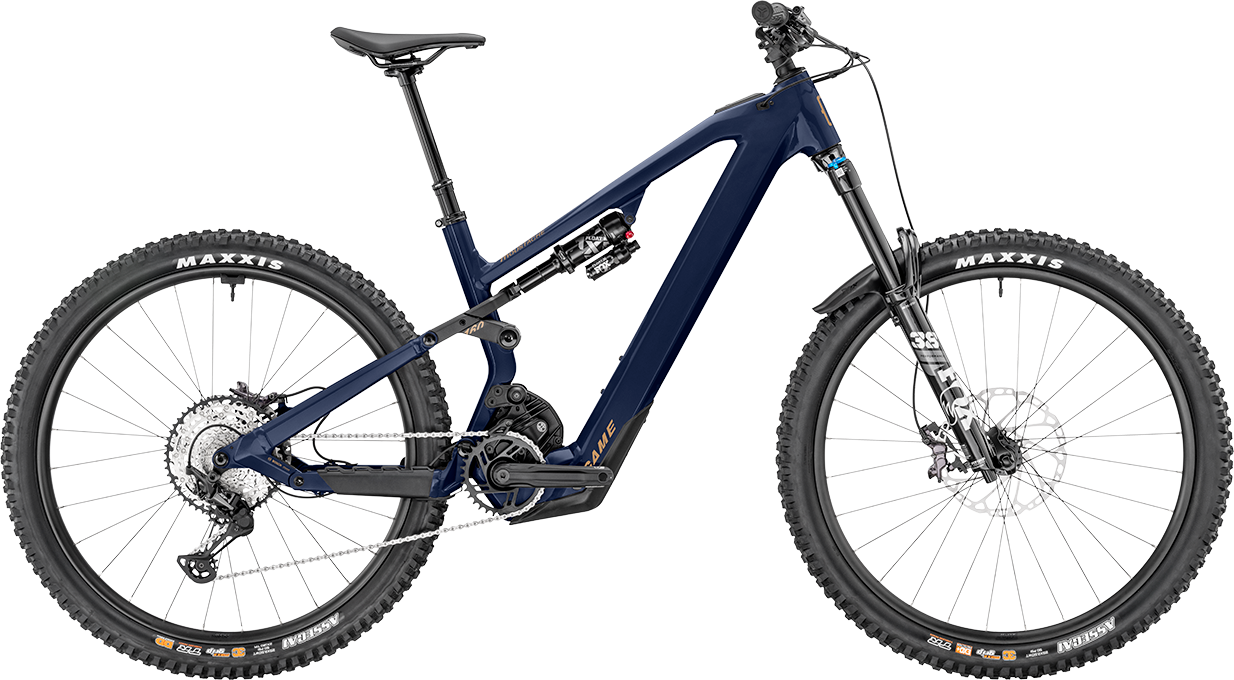Enduro E-Bike Moustache Bikes Samedi 29 Game 160.7 2025 | 600  Wh | 29 Zoll | Diamant | 43,5  cm / L | night rider glossy (Bild 2)