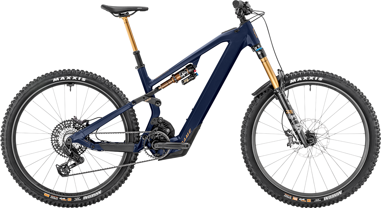 Enduro E-Bike Moustache Bikes Samedi 29 Game 160.9 2025 | 600  Wh | 29 Zoll | Diamant | 43,5  cm / L | night rider glossy (Bild 2)